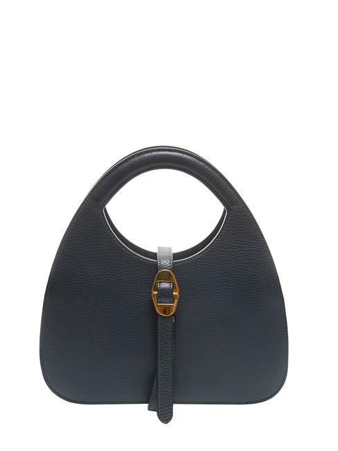 COCCINELLE COSIMA Borsa a mano in pelle martellata midnight blue - Borse Donna