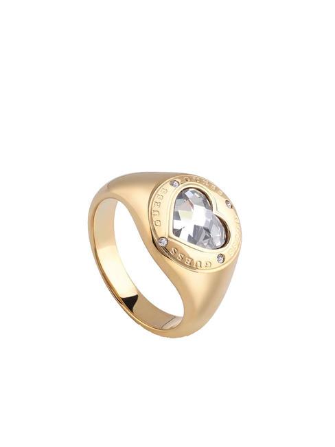 GUESS ROLLING HEARTS Anello yellow gold - Anelli