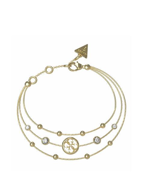 GUESS PERFECT ILLUSION Bracciale con charms yellow gold - Bracciali Donna