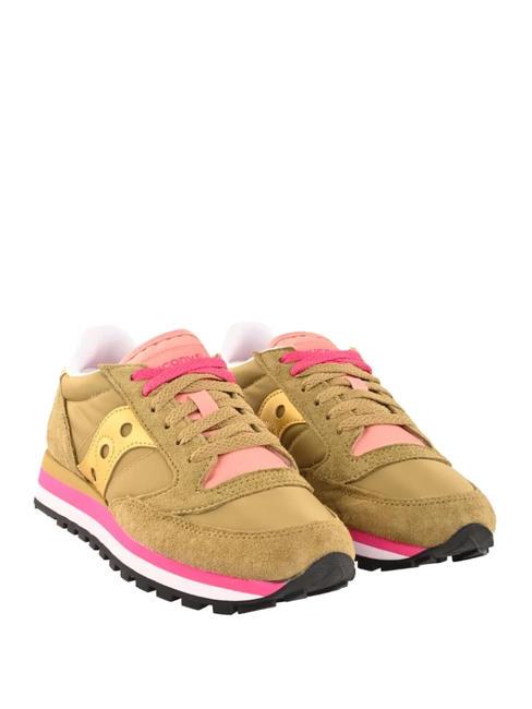 SAUCONY JAZZ TRIPLE Sneakers olive/gold - Scarpe Donna