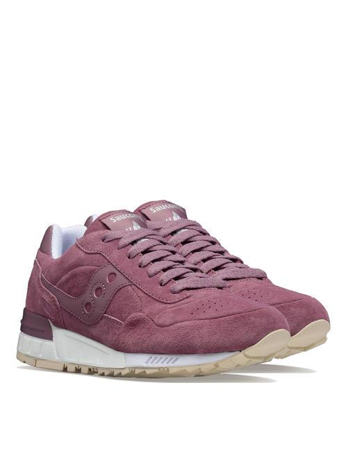 SAUCONY SHADOW 5000 Sneakers in pelle grape - Scarpe Unisex