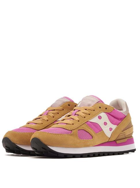 SAUCONY SHADOW ORIGINAL Sneakers Donna beige/pink - Scarpe Donna