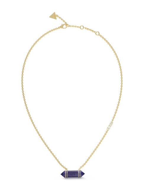 GUESS GOOD VIBES Collana con pietra yellow gold/bleu - Collane