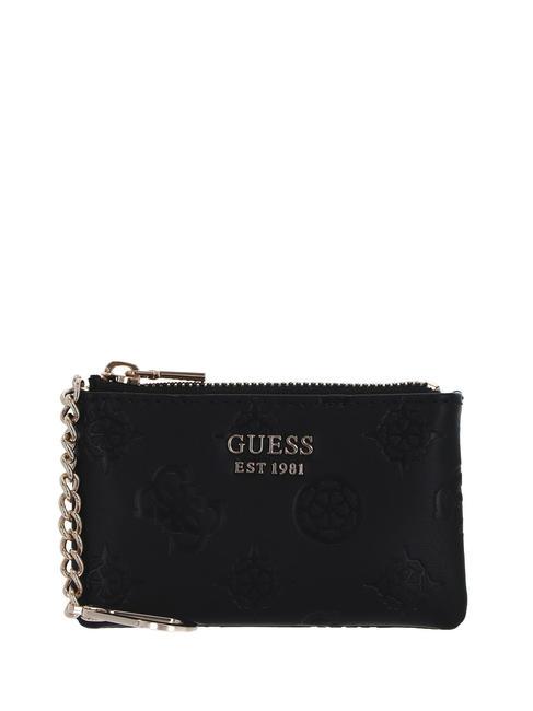 GUESS JENA Portamonete black logo - Portafogli Uomo