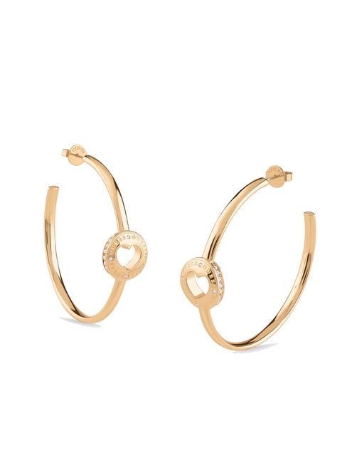 GUESS ROLLING HEARTS Orecchini a cerchio yellow gold - Orecchini