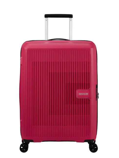 AMERICAN TOURISTER AEROSTEP Trolley misura media espandibile pink flash - Trolley Rigidi