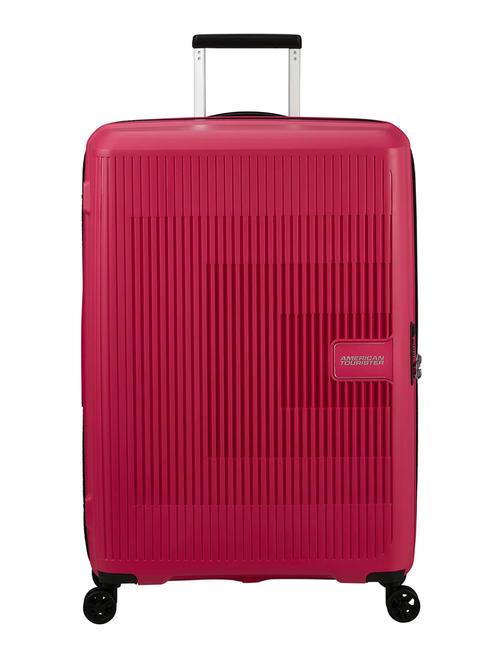 AMERICAN TOURISTER AEROSTEP Trolley misura grande espandibile pink flash - Trolley Rigidi