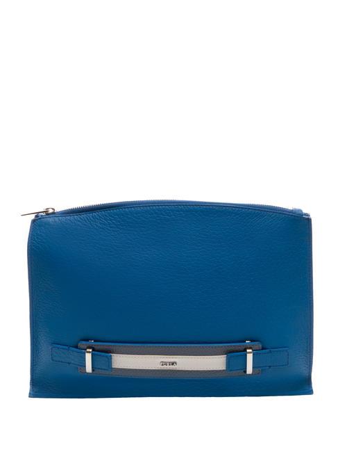 FURLA GIOVE Clutch nirvana double blu klein f+nero - Borse Donna