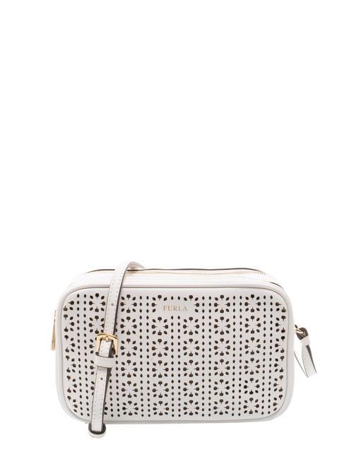 FURLA LILLI Mini Bag a tracolla, in pelle chalk - Borse Donna