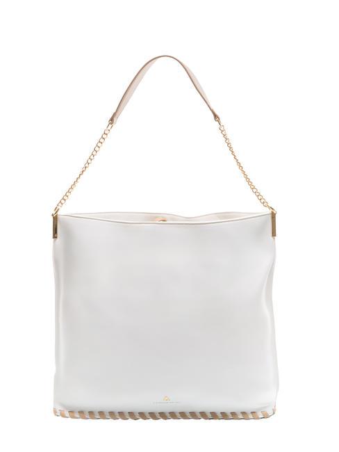 L'ATELIER DU SAC MIDNIGHT IN PARIS Borsa sacca a spalla white/tan - Borse Donna