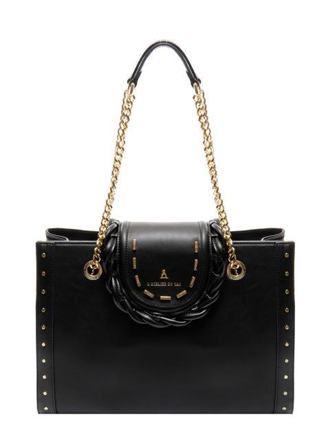 L'ATELIER DU SAC WEST SIDE Borsa shopper a spalla nero - Borse Donna