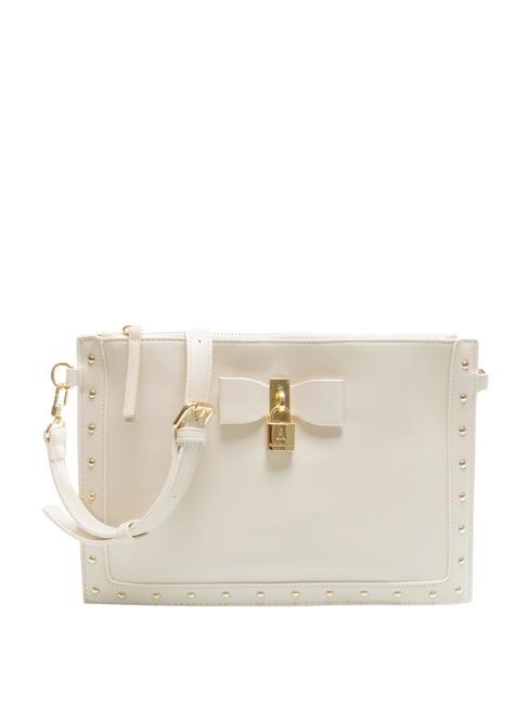 L'ATELIER DU SAC LA LA LAND Borsa clutch piatta a tracolla sand - Borse Donna