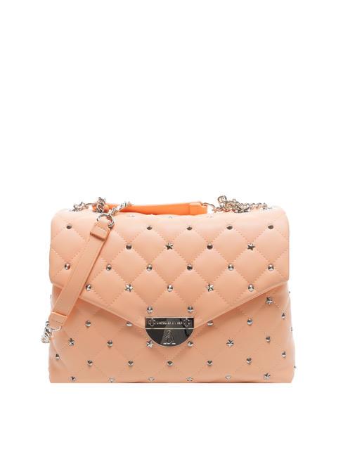 L'ATELIER DU SAC REBECCA Borsa a spalla matelassè peach - Borse Donna