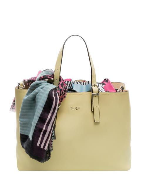 PASH BAG HOT TWIST Borsa tote con foulard yellow - Borse Donna