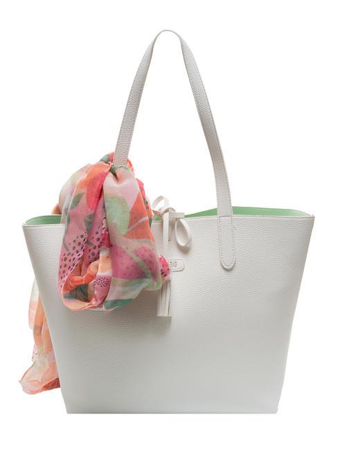 PASH BAG LIKE IT! Borsa shopper con foulard white - Borse Donna