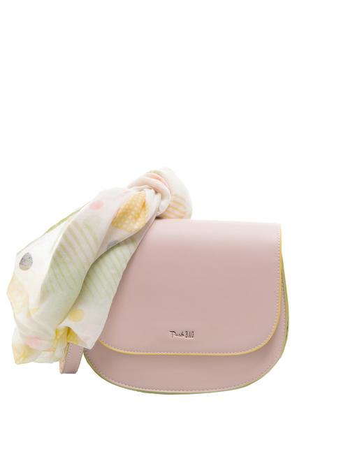 PASH BAG EVERMORE Borsa saddle con foulard pink - Borse Donna