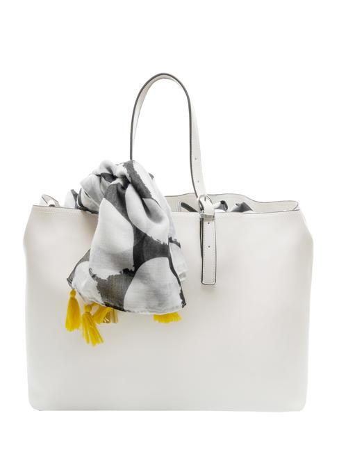 PASH BAG KEEP DREAMING Borsa tote con foulard black/white - Borse Donna