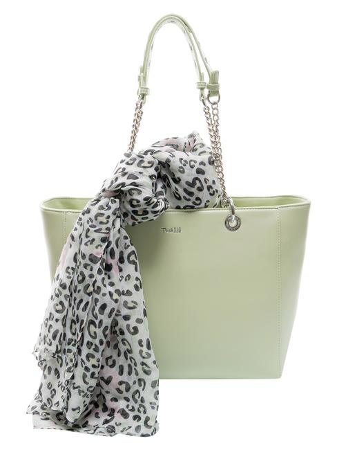 PASH BAG BLUSH Borsa shopper con foulard green - Borse Donna