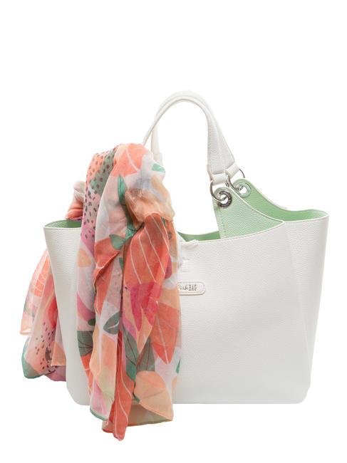 PASH BAG LIKE IT! Borsa tote con foulard white - Borse Donna