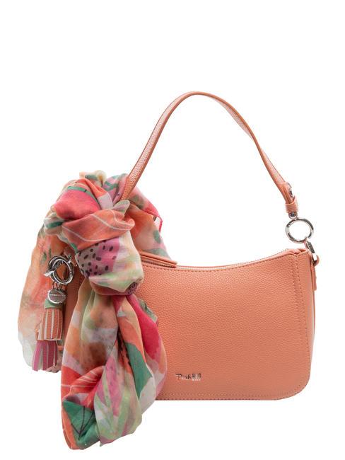 PASH BAG LIKE IT! Borsa a spalla con foulard peach - Borse Donna