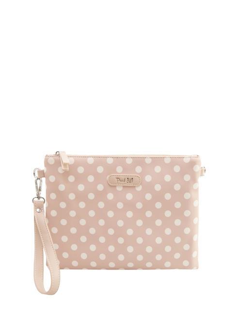 PASH BAG LADY Pochette con polsierina e tracolla sand/white - Borse Donna