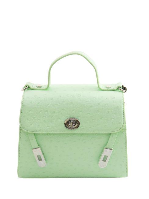 PASH BAG LOVELY DAY Borsa cartelletta stampa struzzo green - Borse Donna