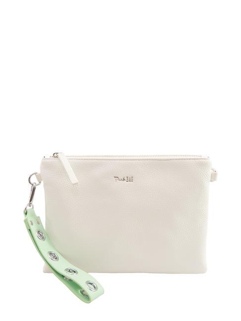 PASH BAG LIKE IT! Pochette con polsierina e tracolla white - Borse Donna