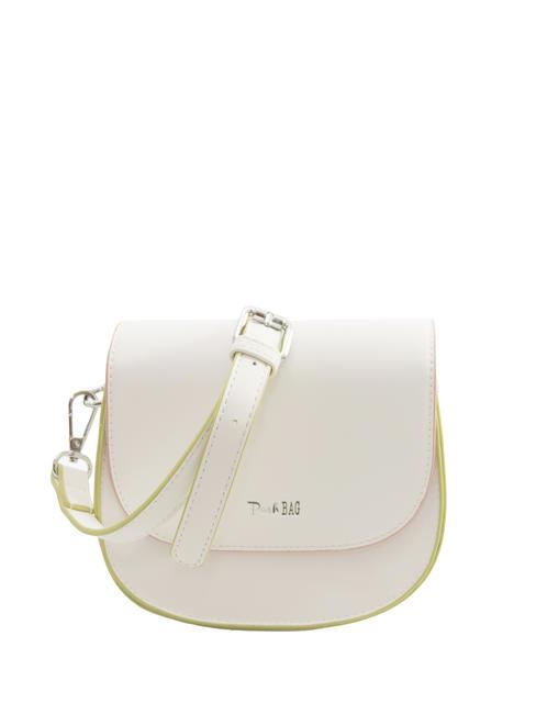 PASH BAG EVERMORE Borsa saddle mini a tracolla white - Borse Donna