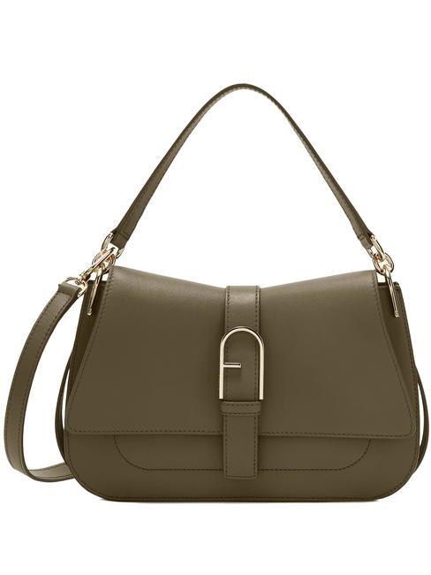 FURLA FLOW M Borsa a mano in pelle sage - Borse Donna