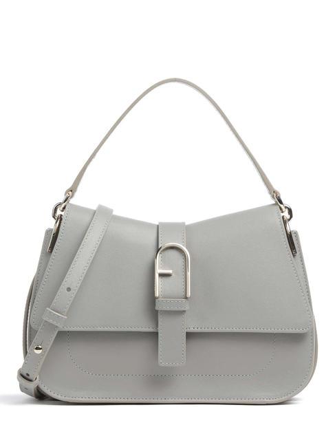 FURLA FLOW M Borsa a mano in pelle cenere - Borse Donna