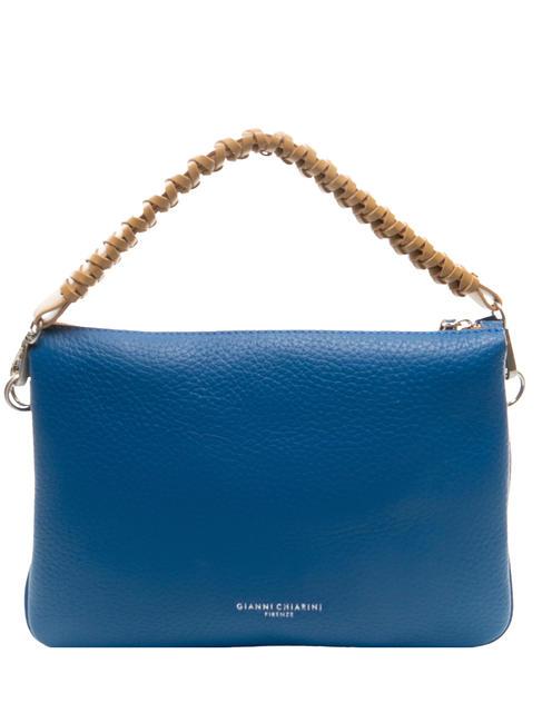 GIANNI CHIARINI MIA Borsa in pelle martellata con tracolla ocean-nature - Borse Donna