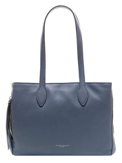 GIANNI CHIARINI TWIN Borsa a spalla, in pelle ming blue - Borse Donna