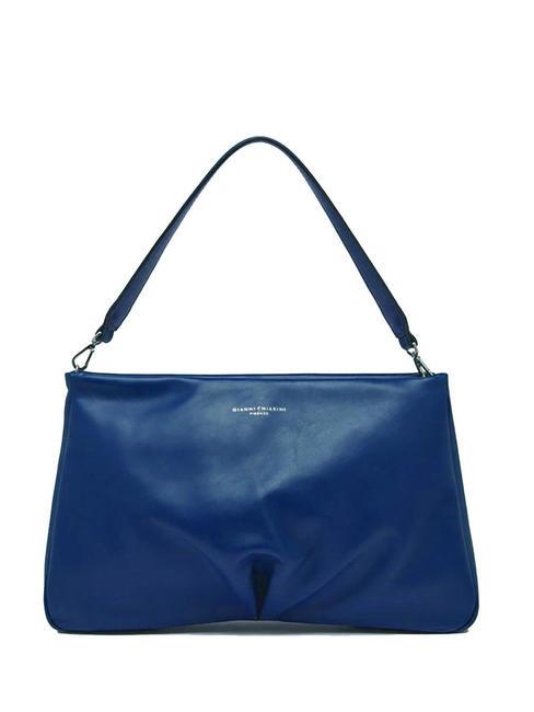 GIANNI CHIARINI CELESTE Borsa in pelle con manico e tracolla galaxy blue - Borse Donna