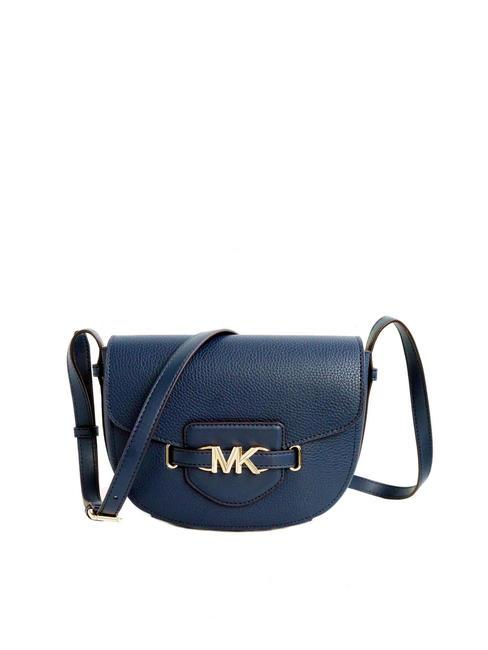 MICHAEL KORS REED SADDLE Borsa saddle a tracolla navy - Borse Donna