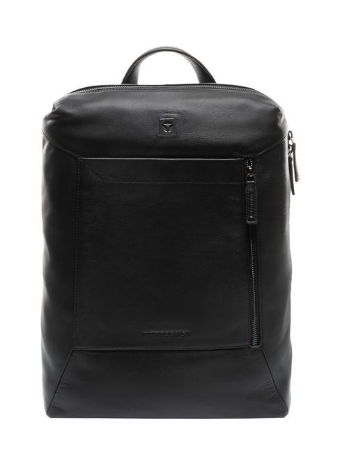 MOMO DESIGN CALF Zaino porta PC 15,6" in pelle black - Zaini da lavoro porta PC