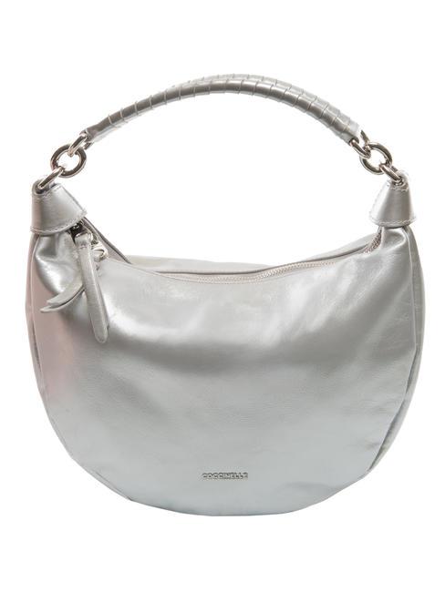 COCCINELLE MAELODY ROCK  Sacca a spalla, in pelle SILVER - Borse Donna