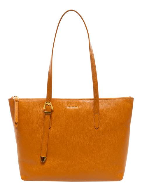 COCCINELLE GLEEN Shopping Bag in pelle paprika - Borse Donna