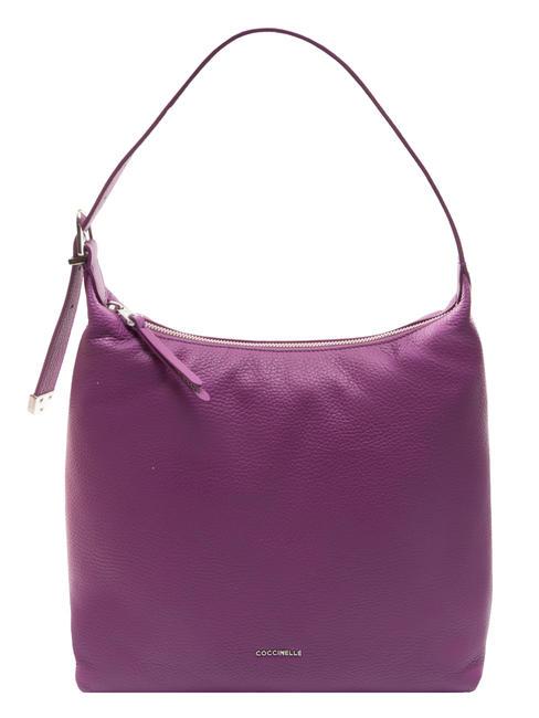 COCCINELLE GLEEN Borsa sacca in pelle martellata dahlia - Borse Donna