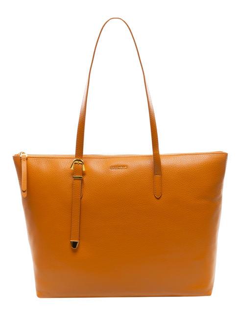 COCCINELLE GLEEN Shopping Bag in pelle paprika - Borse Donna