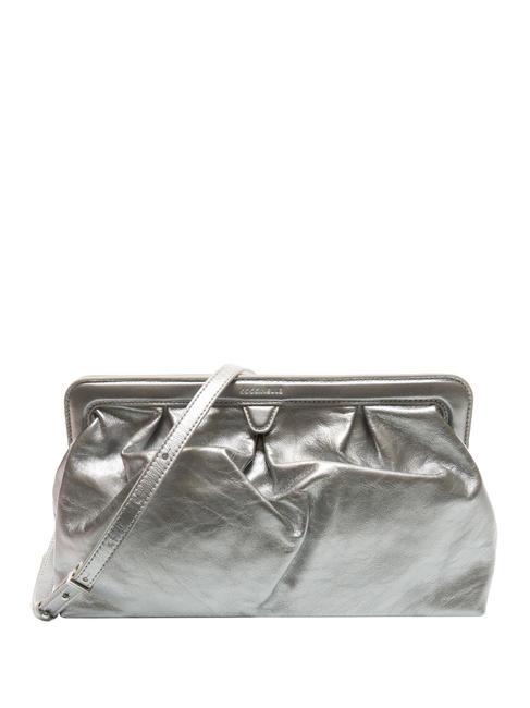 COCCINELLE DILETTA ROCK Borsa a tracolla, in pelle SILVER - Borse Donna