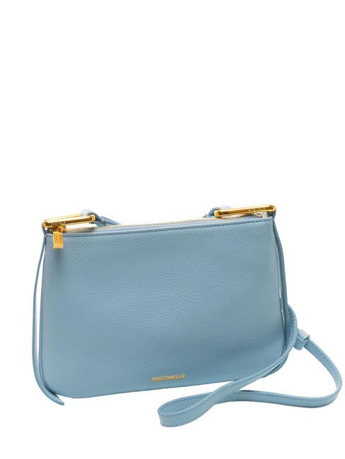 COCCINELLE MAGIE Borsa piccola a tracolla in pelle aquarelle blue - Borse Donna