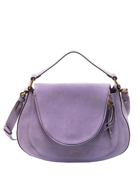 COCCINELLE SOLE SUEDE Borsa in pelle scamosciata lavend./lavend. - Borse Donna