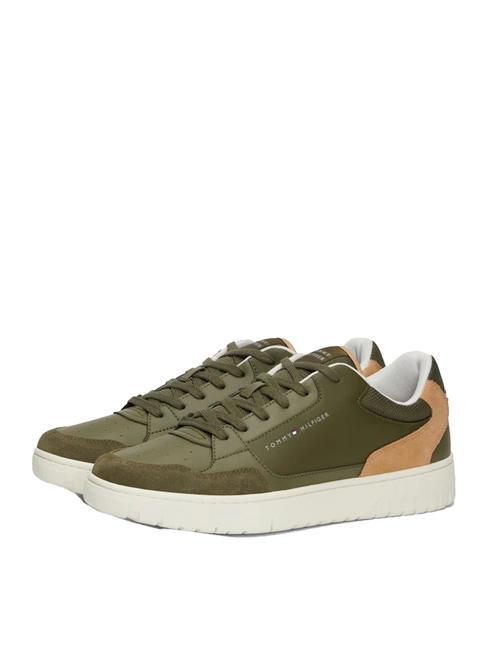 TOMMY HILFIGER BASKET CORE Sneakers Utility Olive - Scarpe Uomo