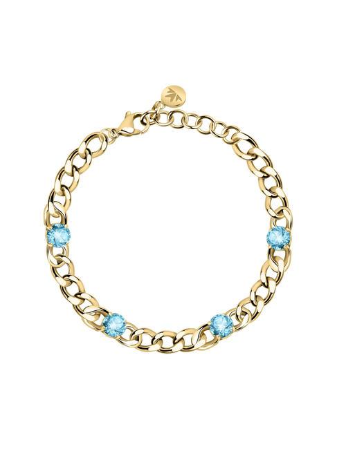 MORELLATO POETICA Bracciale catena con zirconi azzur/blu - Bracciali Donna