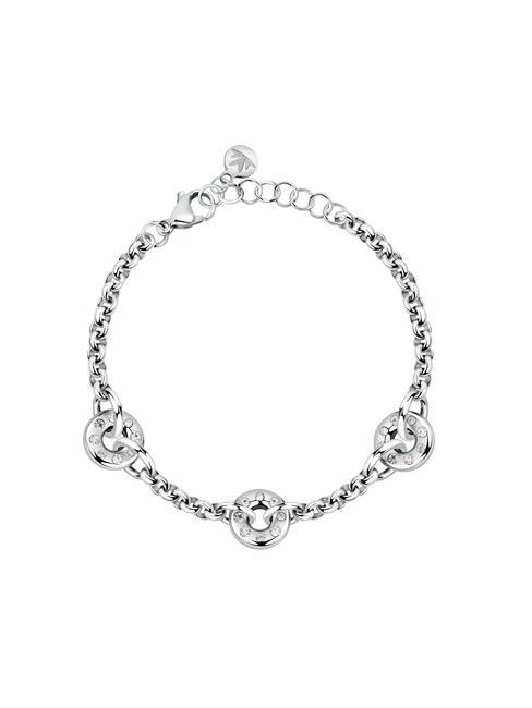 MORELLATO BAGLIORI Bracciale 3 charm e zirconi ARGENTO - Bracciali Donna