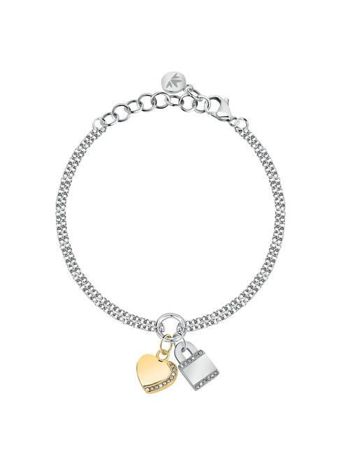 MORELLATO MASCOTTE Bracciale charm cuore lucchetto ARGENTO - Bracciali Donna