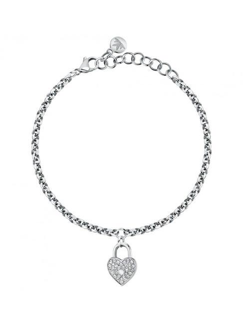 MORELLATO ABBRACCIO Bracciale charm cuore blanc - Bracciali Donna