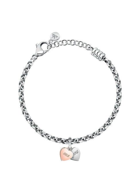 MORELLATO DROPS Bracciale cuori me & you ororosa/bianco - Bracciali Donna