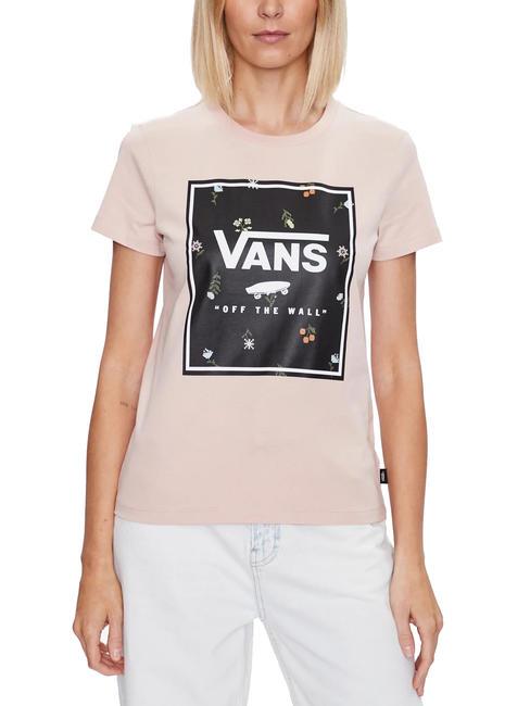 VANS MICRO DITSY T-shirt manica corta in cotone rose smoke - T-shirt e Top Donna