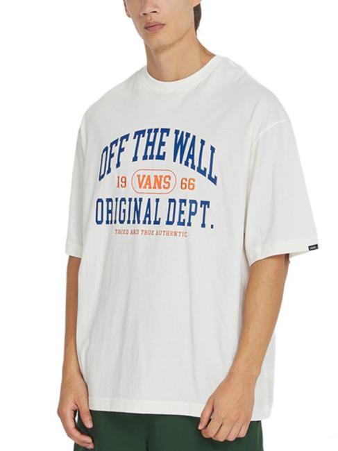 VANS OFF THE WALL T-shirt manica corta in cotone marshmallow - T-shirt Uomo